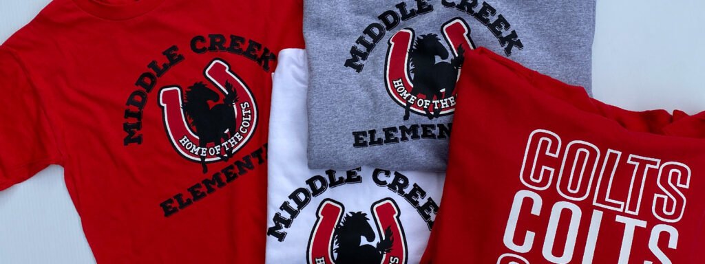 Middle Creek printed shirts