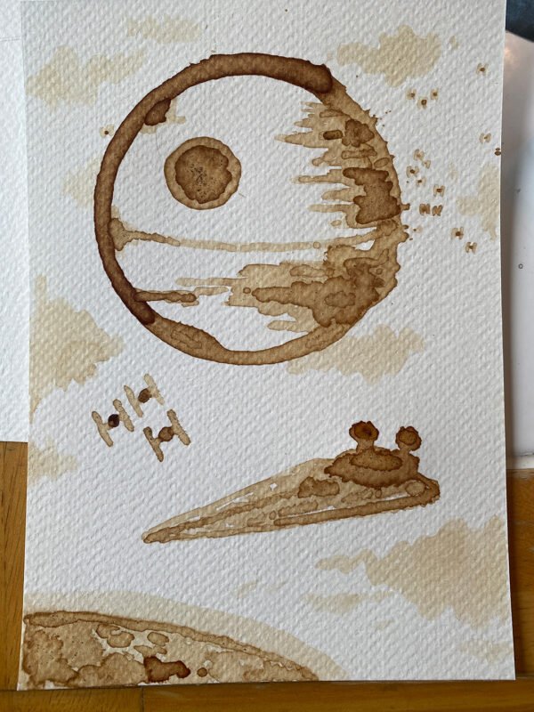 Death Star with coffee