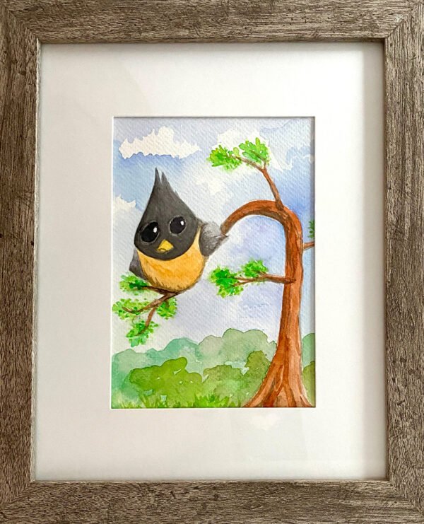 robin watercolor