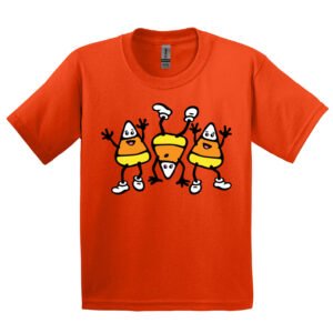 candy corns dancing orange
