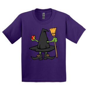 purple lil witch tee